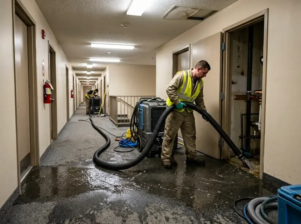 multi-unit-apartment-hallway-f-005 — frequently asked questions, Emergency Burst Pipe Water Extraction & Removal in Manassas…